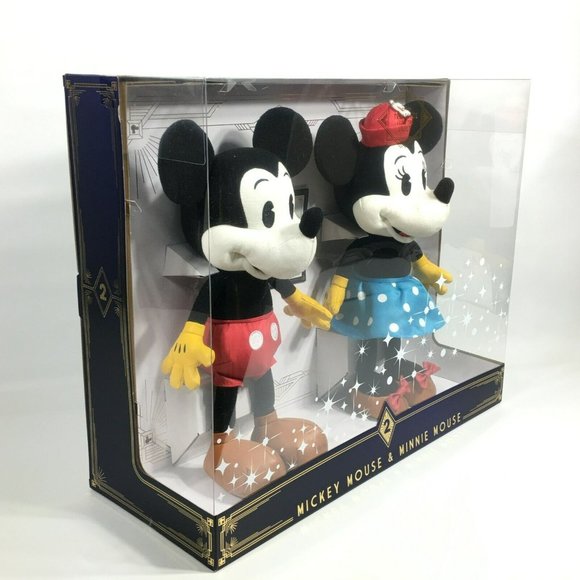Disney Treasures From The Vault Limited Edition Mickey & Minnie Mouse Plush 15" - Picture 10 of 12